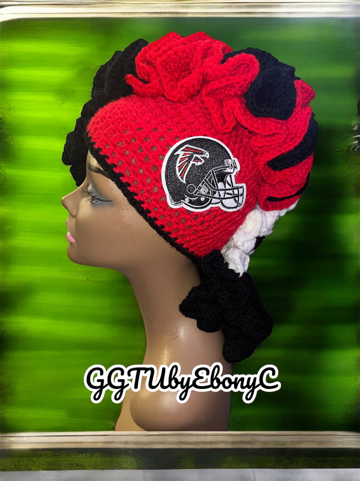 Crochet Mohawk Hat with a Twist