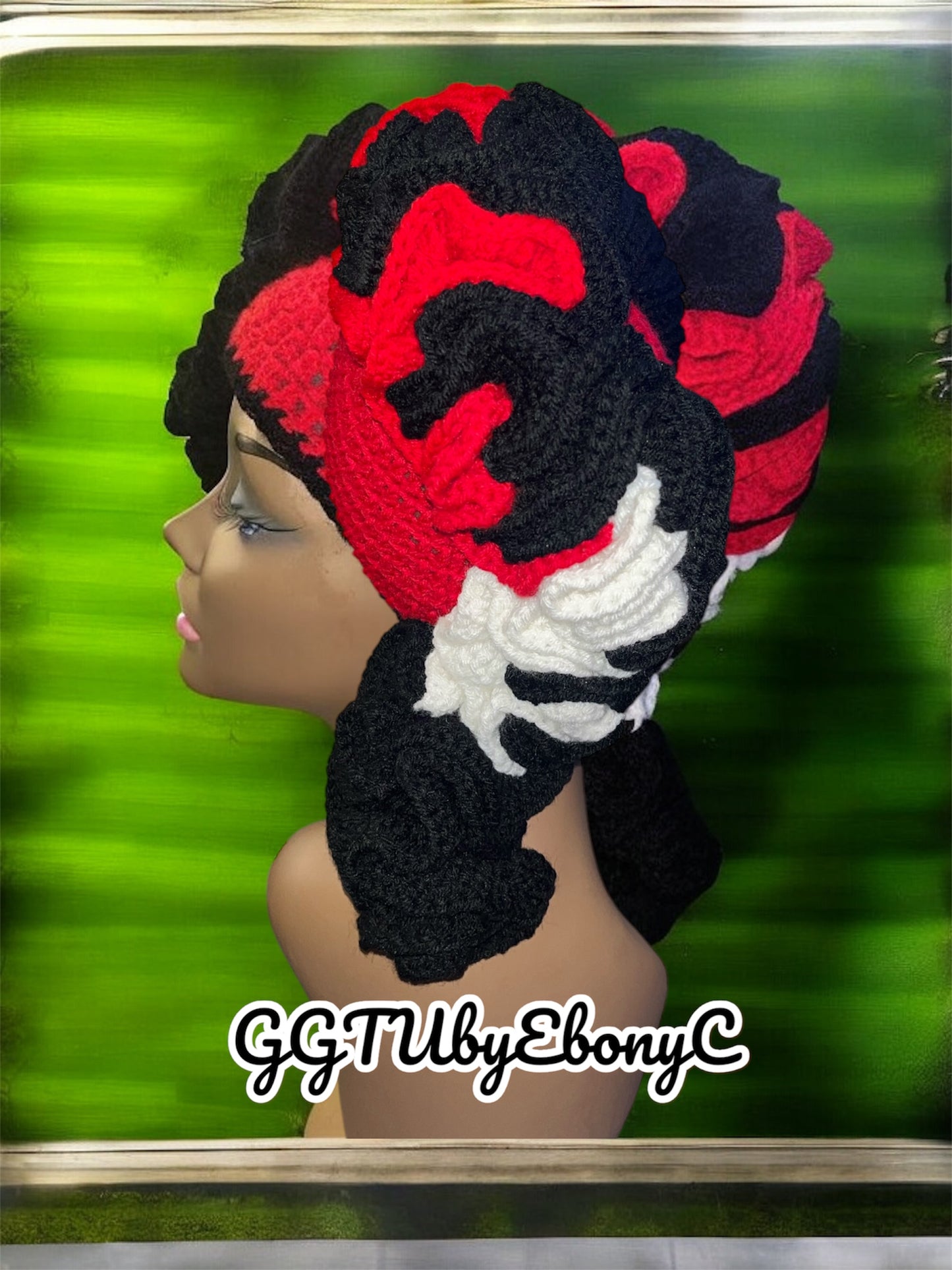 Crochet Mohawk Hat with a Twist