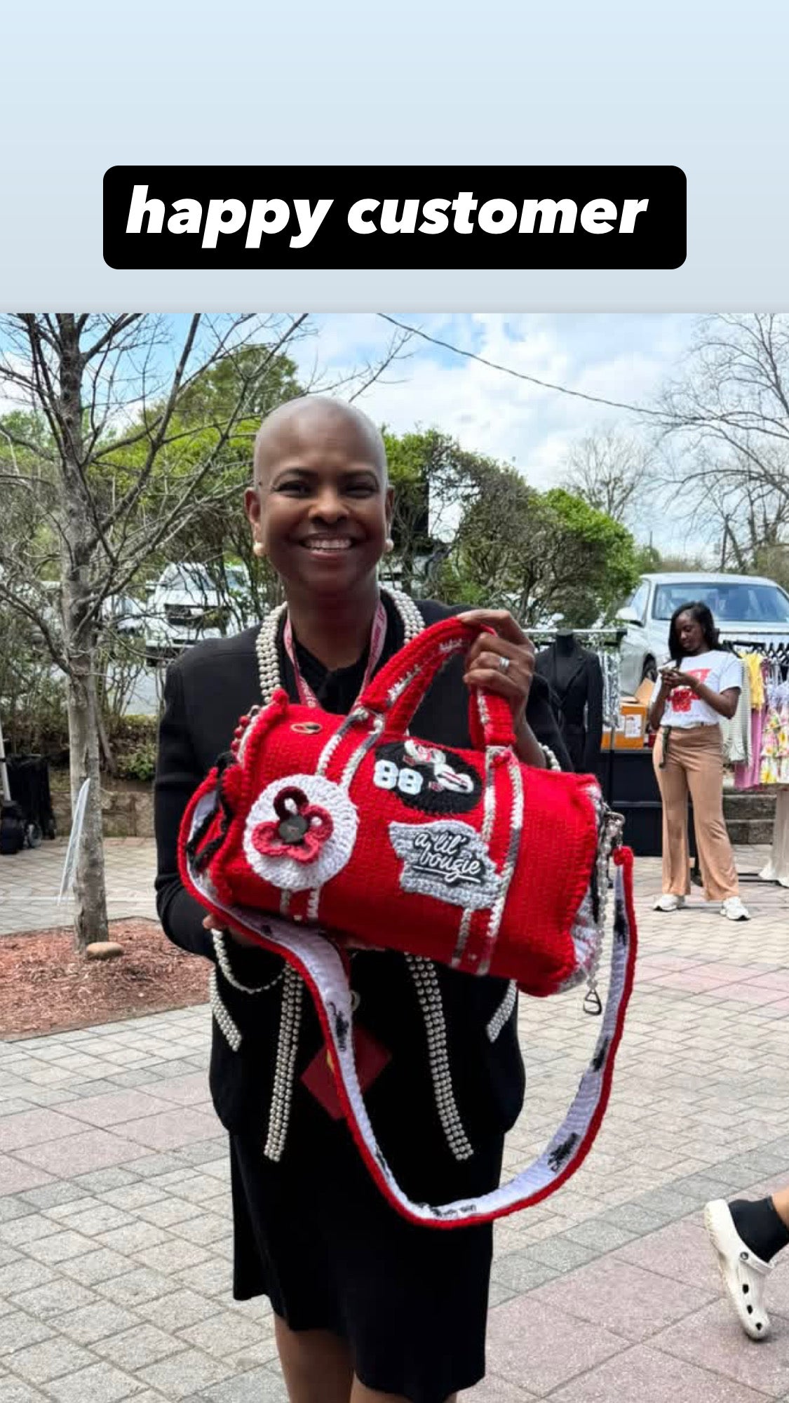 CAU Crochet Duffel Bag