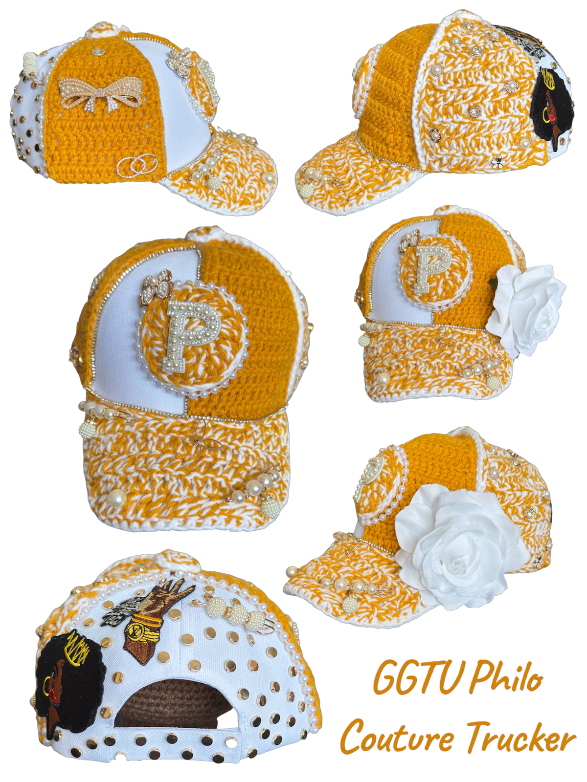 GGTU Philo Crochet Couture Trucker™