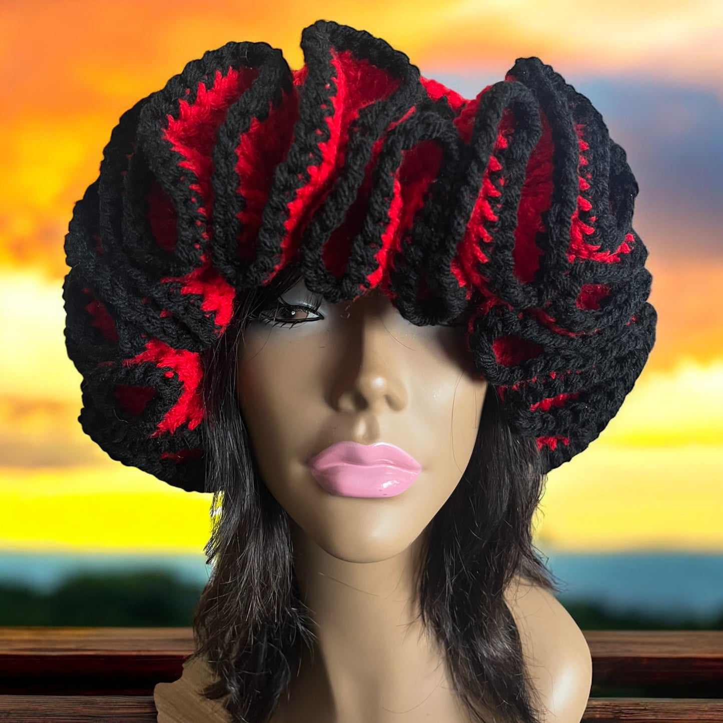 Crochet Ruffle Hats