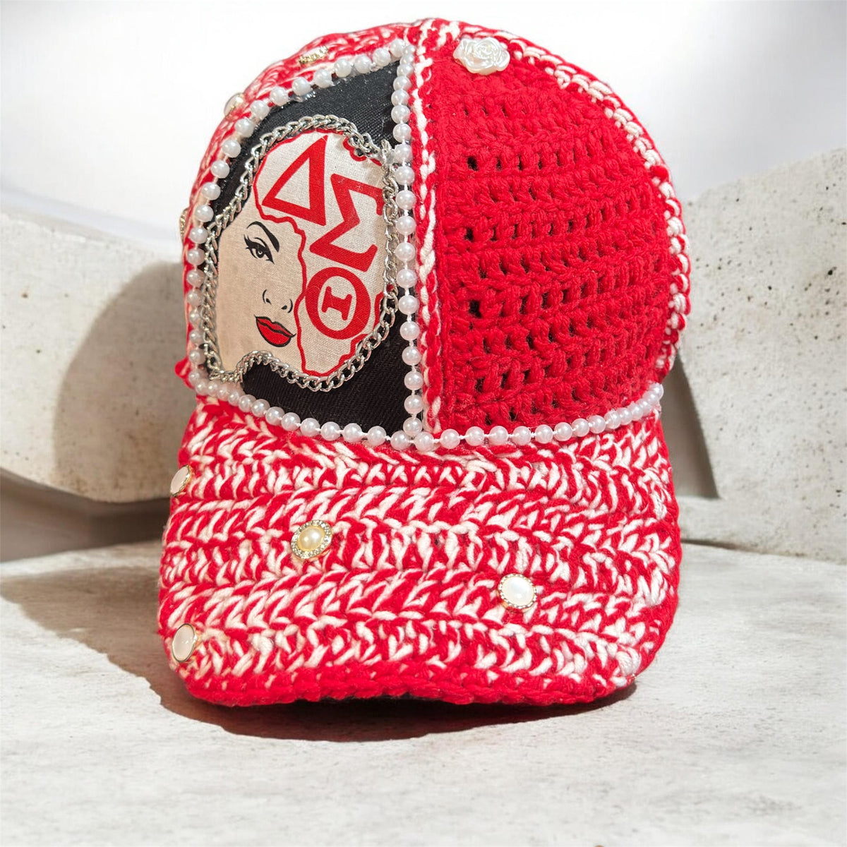GGTU Crochet Couture Trucker™ for DST/Breast Cancer Awareness 
Bold. Custom. One of a Kind.
Handmade with purpose. Worn with pride.