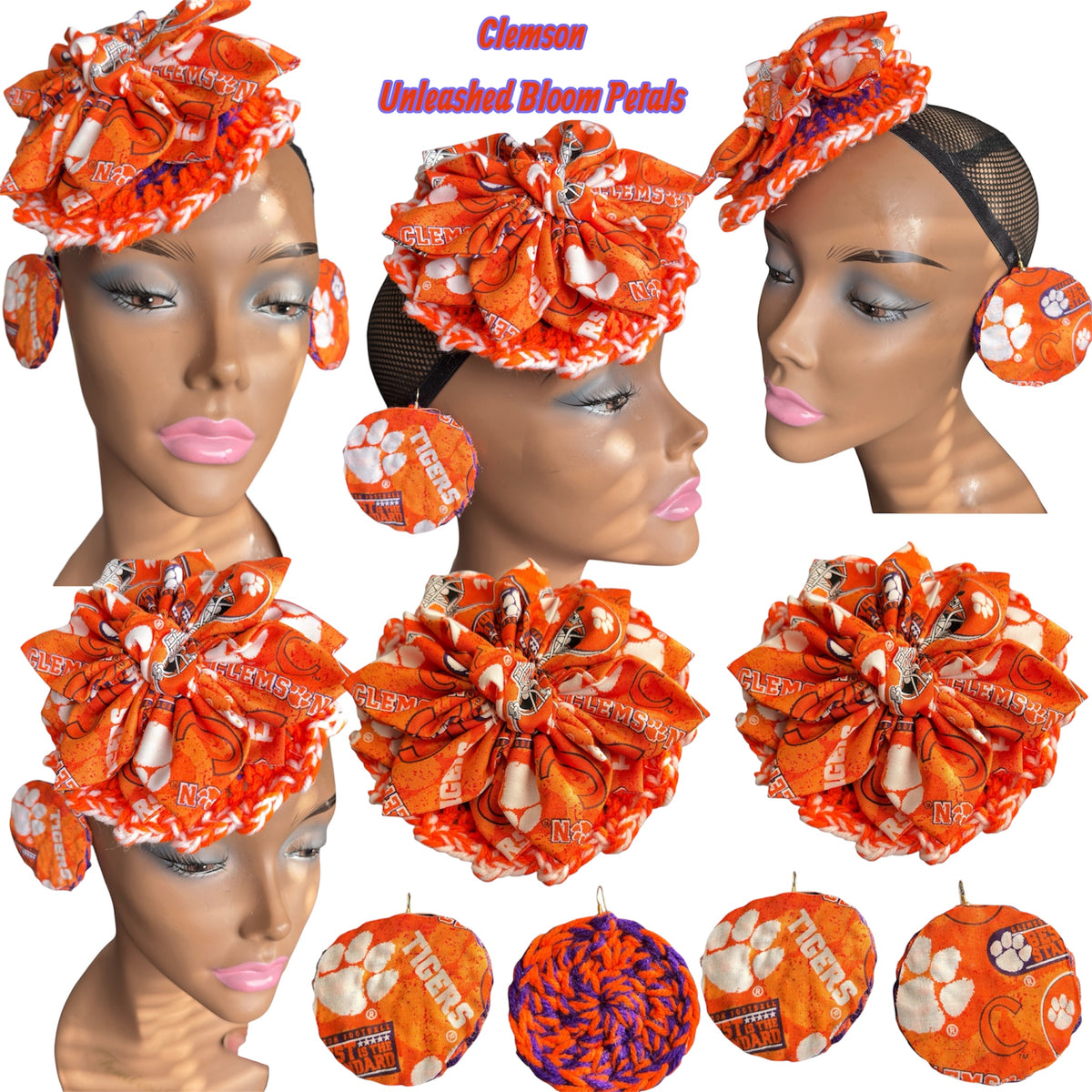 Clemson University Tigers Unleashed Bloom Petals Set