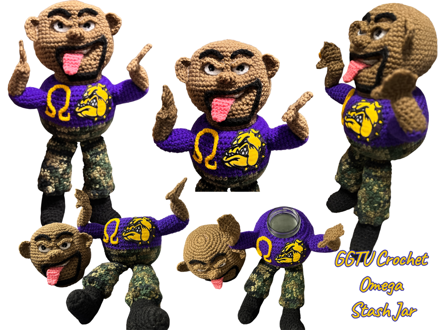 HBCU Cultured Crochet Stash Dolls