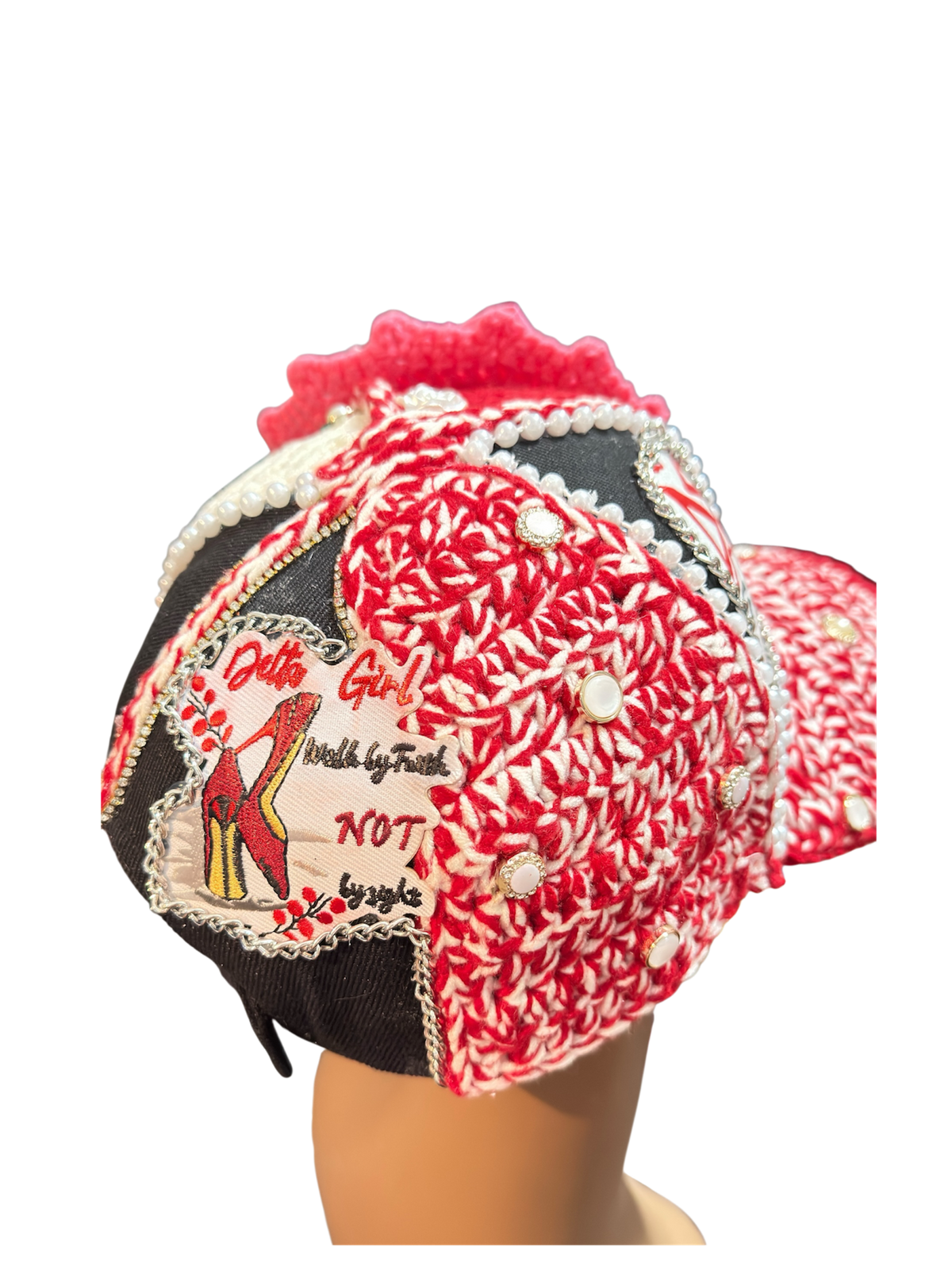 GGTU Crochet Couture Trucker™ for DST/Breast Cancer Awareness 
Bold. Custom. One of a Kind.
Handmade with purpose. Worn with pride.