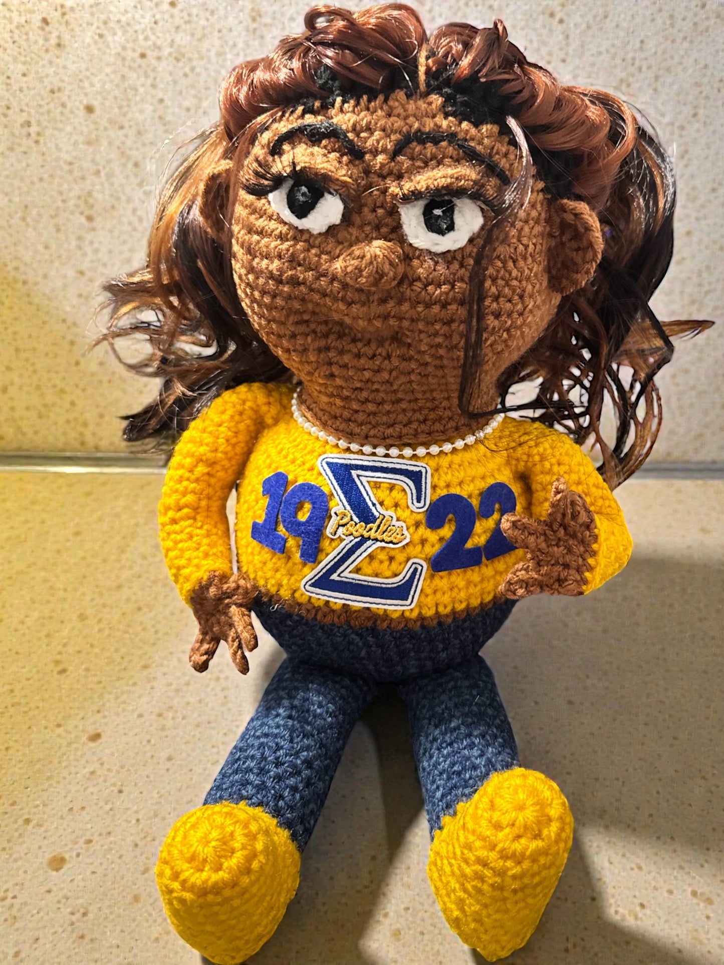 1922 Sigma Crochet Stash Doll Custom
