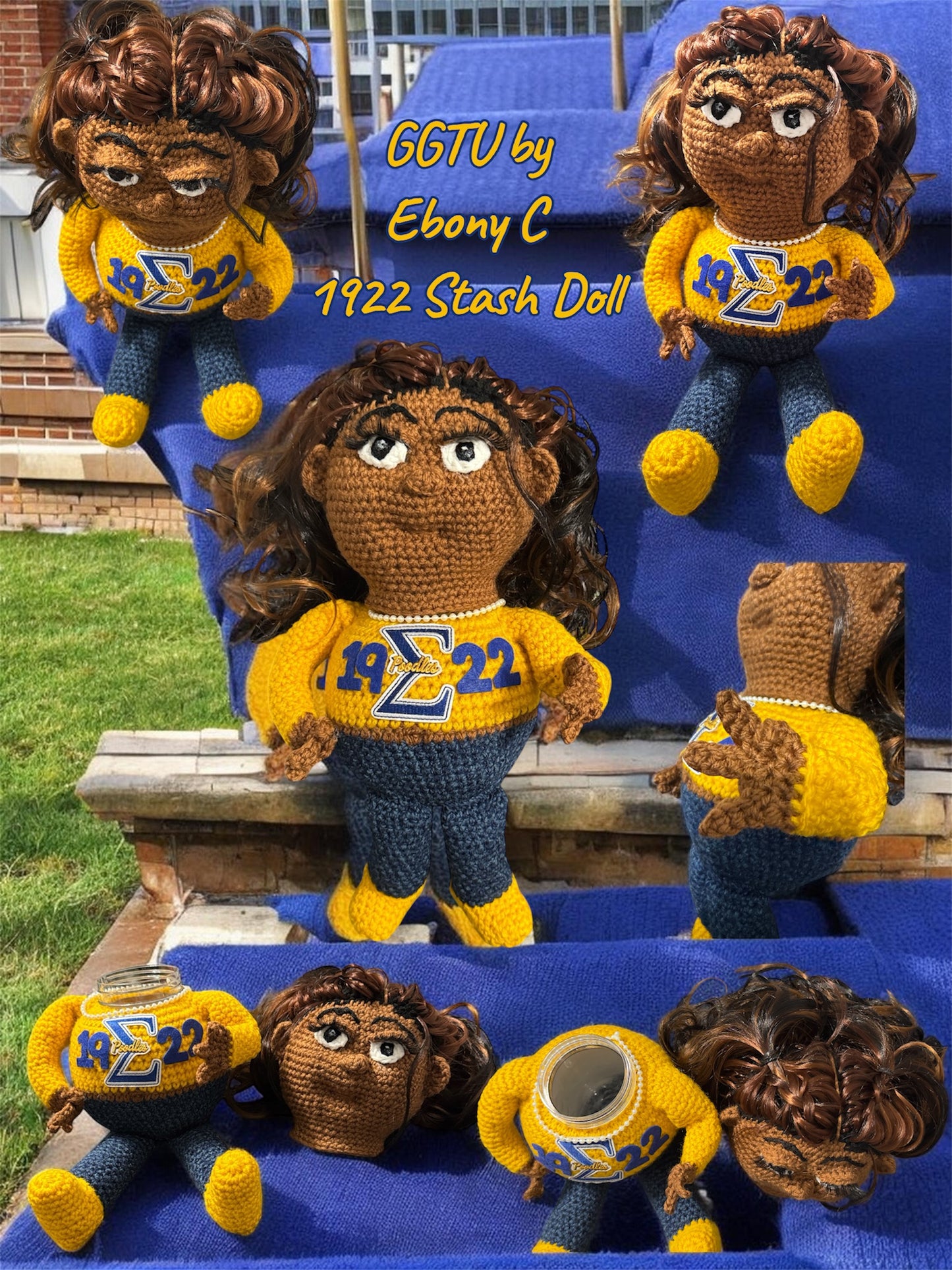 1922 Sigma Crochet Stash Doll Custom