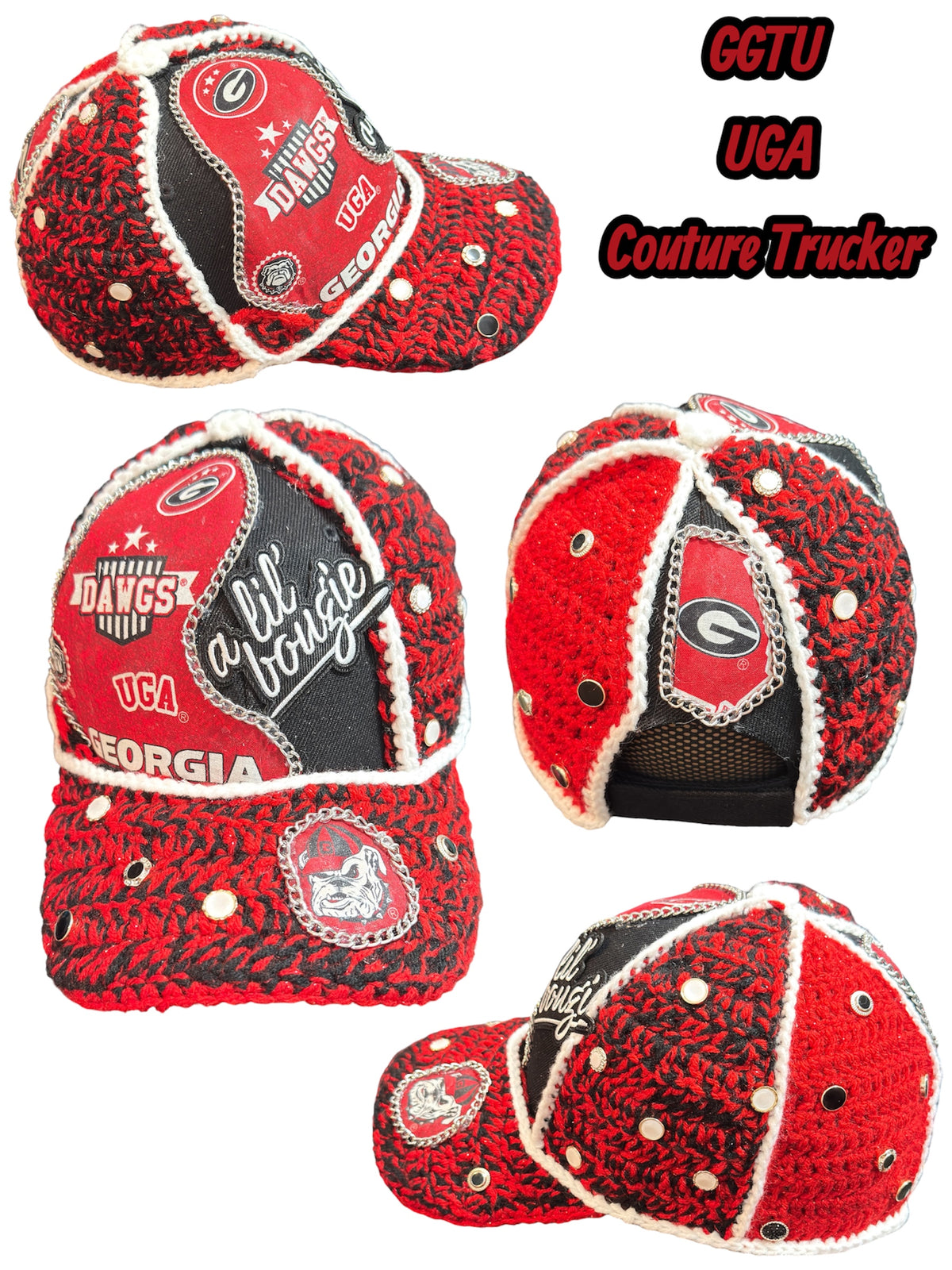 GGTU UGA Crochet Couture Trucker™