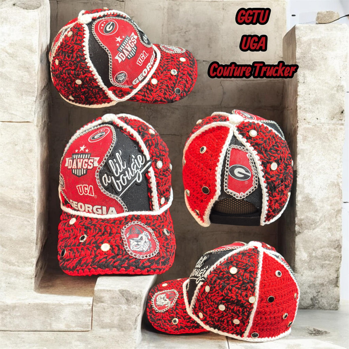 GGTU UGA Crochet Couture Trucker™